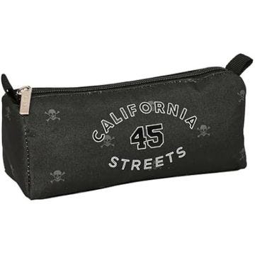 Trousse Safta California avec Fermeture éclair et Compartiment - Enfant - Rose - Synthétique