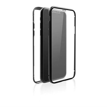 Hama Black Rock Coque de protection "360° Glass" (pour Apple iPhone X/Xs, protection parfaite, design mince, en plastique, Cover 360