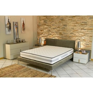 Matelas 70x190 à Mémoire de Forme 65 Kg-m3 + Alèse x 23,5 cm Ferme + Oreiller Visco - 7 Zones de Confort - Ame Poli Lattex Haute