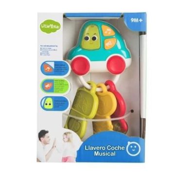 Peluche - CREACIONES LLOPIS - Multicolore - L - Porte-clés voiture musicale lumières avec boîte 10 x 7 x 18