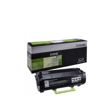 Cartouche de toner LEXMARK 512HE MS312 MS415 Noir - haute capacité (5 K)