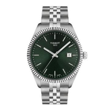 Montre homme bracelet acier - Tissot - Montre Tissot Ballade acier cadran vert