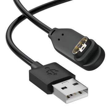 Câble de charge pour Garmin Câble Coudé Silicone 1m Noir