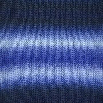 Laine pour châle Mandala 03 Bleu Moyen Multicolore - Plassard