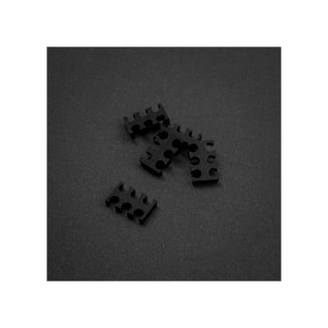 KING MOD SERVICES Customisation PC King Mod Service 6-Slot Kabelkamm 3mm klein - schwarz - 5er Set 113984