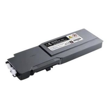 Cartouche de toner haute capacité cyan pour Dell C3760dn, C3760n, C3765dnf - 5000 pages