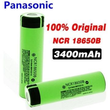 Originale Panasonic NCR18650B 3.7V 3400 mah 18650 batterie Rechargeable au Lithium batteries pour cigarettes électroniques, Lampe de