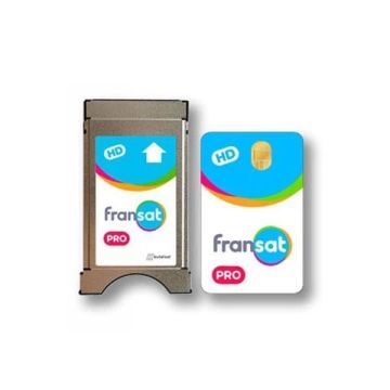 Pack FRANSAT PRO HD - HD4K - Module PCMCIA + Carte Fransat Pro - TNT HD gratuite - Satellite EUTELSAT