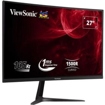 Ecran PC Gamer Incurvé - VIEWSONIC VX2718 - PC - MHD - 27" FHD - Dalle VA - 1 ms - 165Hz - HDMI / DisplayPort -