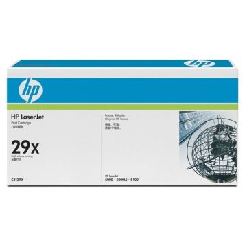 HP Cartouche de toner 29X LaserJet original -- Haute Capacité10.000 pages - Pack de 1 - Noir
