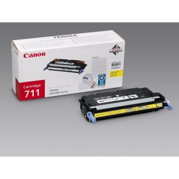 Cartouche de toner CANON 711 Jaune - Capacité standard jusqu'à 6000 pages
