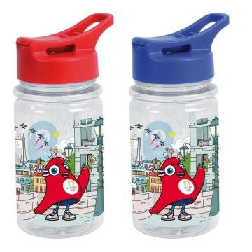 JEUX OLYMPIQUES PARIS 2024 - Gourde transparente à bec 380 mL 2AST