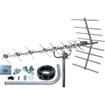27884K4 Kit Antenne TNT numérique 48 Eléments Argent A197