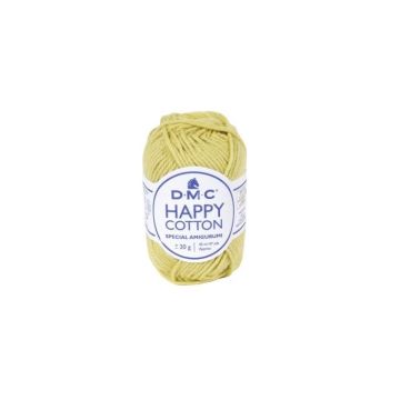 Fil à crocheter - DMC - Natura Happy Cotton - 3mm - 20g - Couleur jaune 771