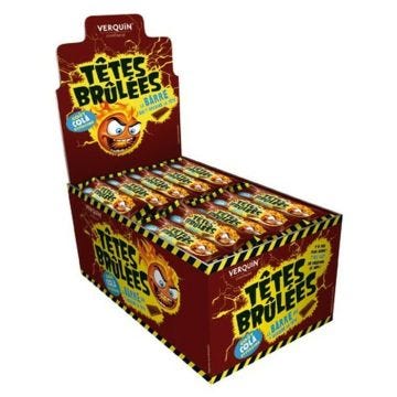 VERQUIN 150 Bonbons Sticks Têtes Brûlées Cola