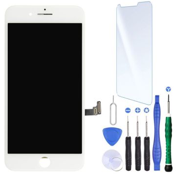Ecran LCD Remplacement pour iPhone 7 Plus Blanc + KIT Outils