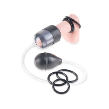 Stimulateur de gland - Fetish Fantasy Series - Suck N’ Stroke - Noir - Caoutchouc - Adulte