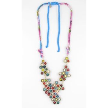 Collier long - grappe multicolore - Fanny Fouks Multicolore - Assort.