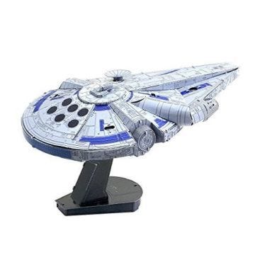 fascinations ICONX Star Wars Solo Landos Millennium Falcon 3D Metal Model Kit