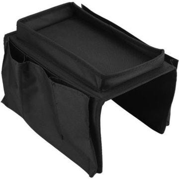 Organisateur Accoudoir Canapé - Non spécifié - Noir - Tissu Oxford 600D - 19x31 cm - Résistant à l'usure