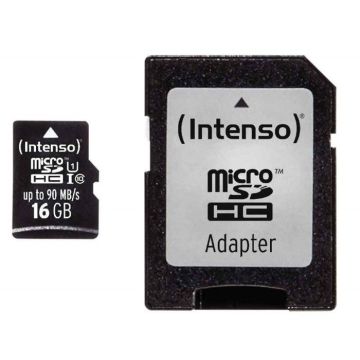 Carte MicroSDHC UHS-I Professional Class 10 - 16Go - INTENSO