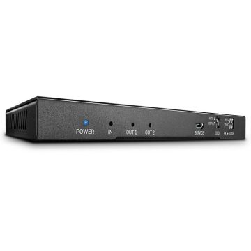 LINDY Splitter HDMI 2.0 4K60 2 sorties avec audio et downscaling