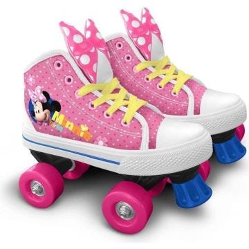 Patins à roulettes Quad DISNEY MINNIE - Taille 30 - Fille