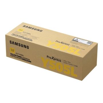 Cartouche de toner jaune haut rendement Samsung CLT-Y505L (SU512A)