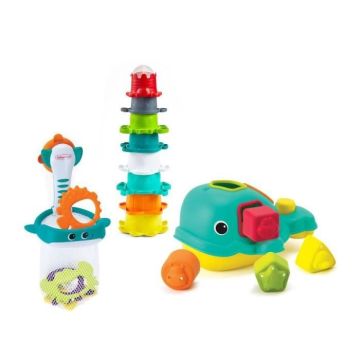 Coffret de bain 17 pièces Orque pour bébé - Infantino