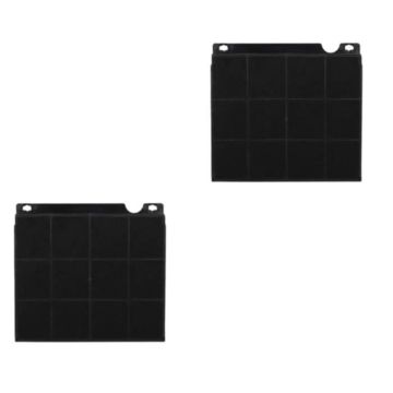 Lot de deux filtres à charbon type 15 d'origine 230X210X30 mm - Hotte - AEG, ARISTON HOTPOINT, ARTHUR MARTIN ELECTROLUX, BAUKNECH
