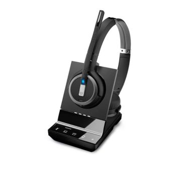 Système de casque sans fil - EPOS - IMPACT SDW 5066T - Sur-oreille - Noir - Certifié Microsoft Teams