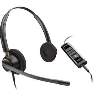 Micro-casque - filaire - USB-A - HP Inc. - Poly EncorePro 525 - EncorePro 500 series - micro-casque - sur-oreille - filaire - USB-A