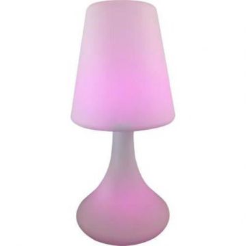 Lampe Enceinte Bluetooth 4.1 Lumineuse 60W IPX6 avec Câble Micro USB Color Block Blanc