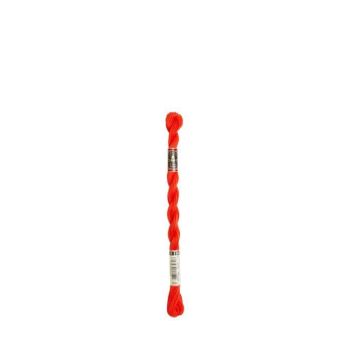 Fil DMC Coton Perlé Médium N5 Col. 606 Orange