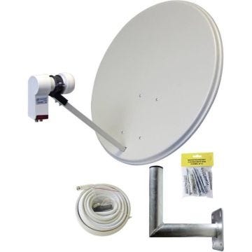 Système SAT sans récepteur - ALLVISION - SAH-160 - 2 abonnés - LNB Twin - Antenne SAT 60 cm