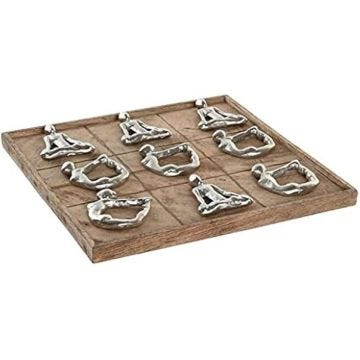 Jeu - DKD HOME DECOR - Trois en Rayures - Multicolore - 32 x 32 x 3 cm - Intérieur
