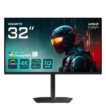 Moniteur - HP - MO32U - QD-OLED 31.5' - 4K - 165Hz - 0.03ms - USB-C - KVM