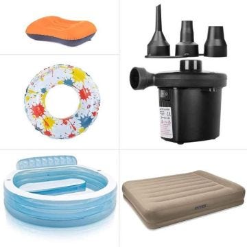 Pompes de Gonfleurs électriques et Accessoires Compresseur Multifonctionnel pour Pataugeoire Piscines