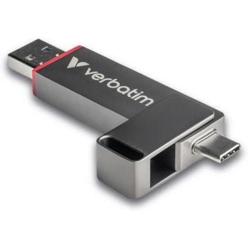 Clé USB - VERBATIM - Dual QUICKSTICK - 512 Go - USB-A/C - USB 3.2 Gen 1