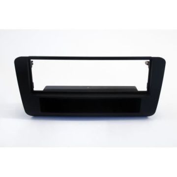 Adaptateur de façade d'autoradio simple DIN Noir Audi A1 - Entourage Adaptateur autoradio 1 DIN pour Audi A1