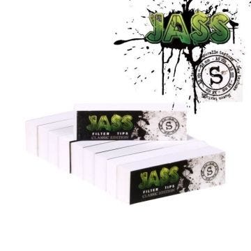 Jass Filter Tips Classic Edition 10 carnet de 50 Filtre - TAILLE S - Fumeur Tube - 023