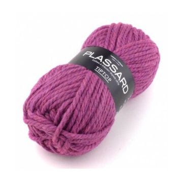Laine - PLASSARD - TipTop 33 - Couleur Fraise - Idéale pour Débutants - Acrylique
