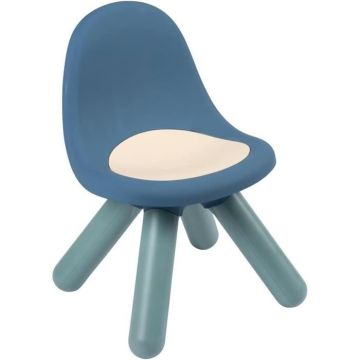Little Smoby - Chaise enfant bleue - Pieds soufflés - Intérieur et Extérieur - Anti-UV