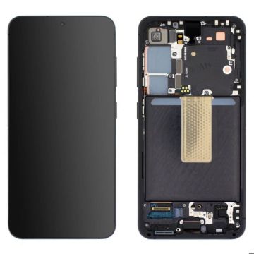 Écran Complet Officiel pour Samsung S23 Vitre Tactile et Châssis Graphite