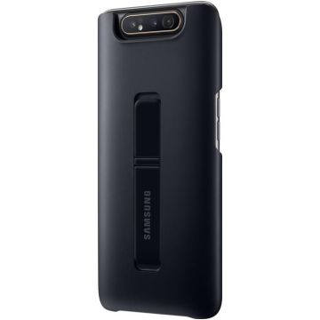 Coque rigide - Samsung - Galaxy A80 - Fonction stand - Noir - Style moderne