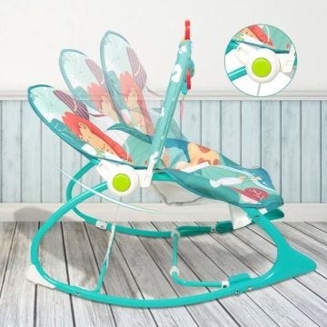 KEDIA - Balancelle Compacte pour bébé - Réglable en hauteur - Musique - Dès la Naissance - 80*60*43cm