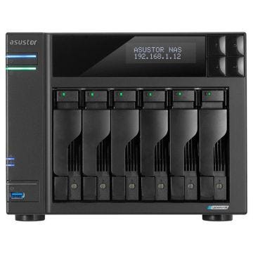 NAS - ASUSTOR - LOCKERSTOR 6 GEN2 - 6 baies - Quad-Core - RAID 0 - 2.5 Gigabit Ethernet