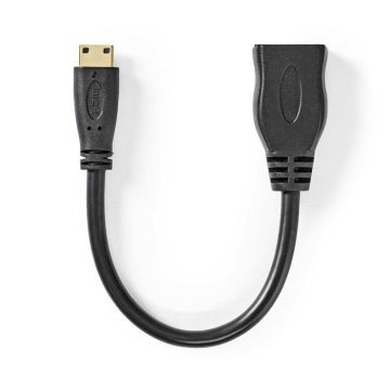 Câble HDMI - Nedis - Mini Connecteur - 4K - 10.2 Gbps - 0.20m