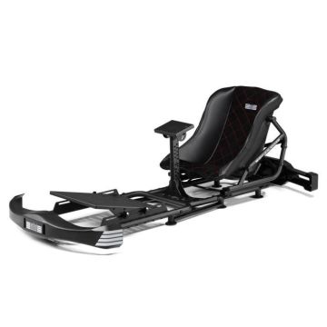 Cockpit de Karting - Next Level Racing - Go Kart Plus - Blanc - Ajustable - 4 Roues