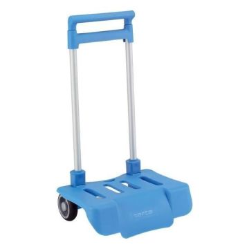 Chariot pour Sac à Dos - Safta - Pliable - Antivibration - Capacité 23L - Bleu clair